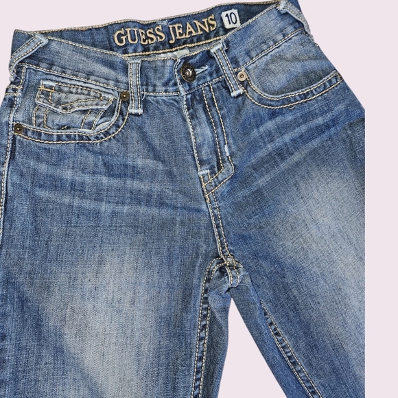 Guess Blue Jeans Falcon Slim Boot Size 10 - Picture 4 of 5